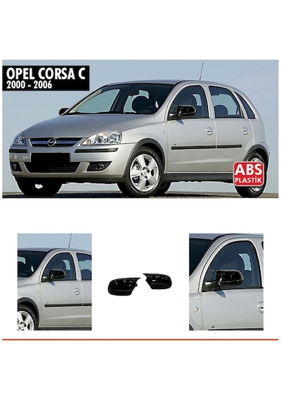 Opel Corsa C / 2000-2006 Uyumlu Batman Yarasa Ayna Kapağı
