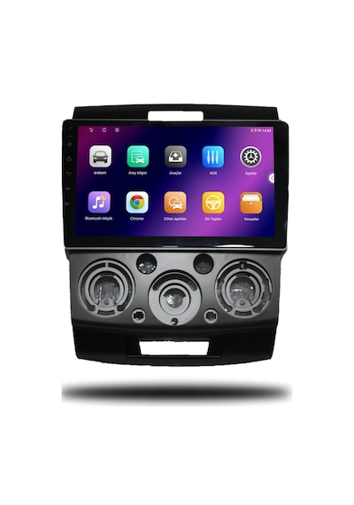 Caros Ford Ranger 2006-2011 Uyumlu Android Multimedya 2gb Ram 32gb Hafıza 9"