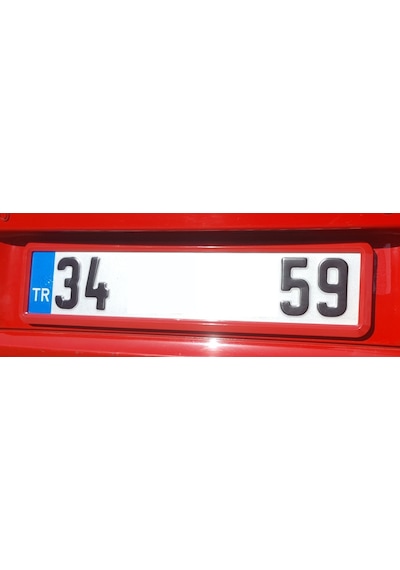 Yeni Nesil Plaka Kabı Consept Plakalık Yazısız Plaka Çerçevesi 386020542