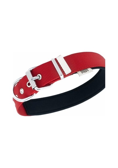 Doggie Comfort Dokuma Köpek Boyun Tasması Medium Kırmızı 3x42-50 Cm Çok Renkli