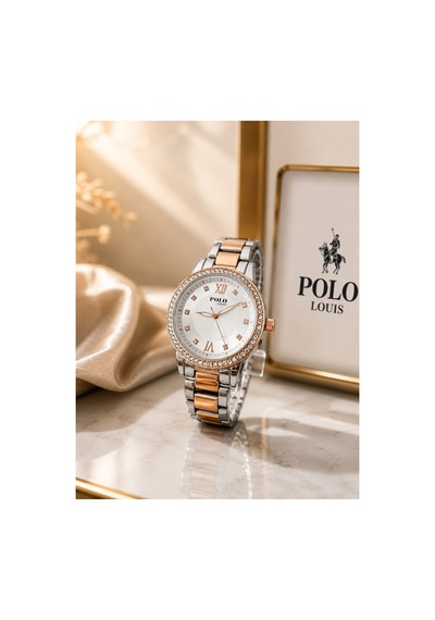 Pırlanta Taş Detaylı Kadın Metal Kol Saati Rosegold - 894910854 Metalik