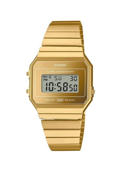 Casio A700wevg-9adf Erkek Kol Saati Altın - Gri