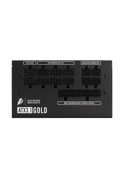 1st Player Ngdp 1200w 80+ Gold Atx3.1/pcle 5.1 Japon Kapasitör Full Modüler Apfc 10 Yıl li Si