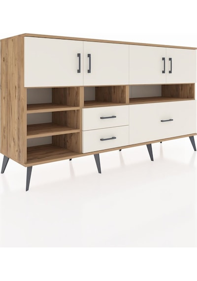 Hyperion Konsol 8 Raflı 3 Çekmeceli 4 Kapaklı 176x44x99 Çam-aytaş Çam-aytaşı Hyperion Konsol 8 Raflı 3 Çekmeceli 4 Kapaklı 176x44x99 Çam-aytaş Çam-aytaşı