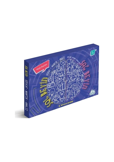 Sağ Beyin Sol Beyin Egzersizleri Seti - 3 Kitap Takım - M. Müslime Arslaner - Dikkat ve Zeka Akademisi