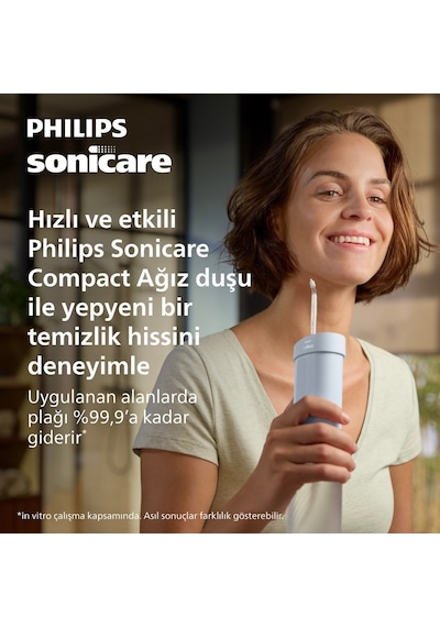 Philips Sonicare Kompakt Ağız Duşu 2li Yedek Başlığı, N2 Comfort Başlık , N1 Standart Başlık, Hx3072/00