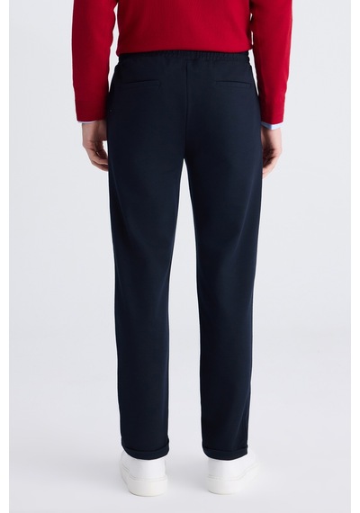 D's Damat Ds Damat Regular Fit Lacivert Balıksırtı Pamuklu Jogger Pantolon 4hc0300130022 101