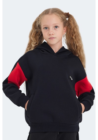 Slazenger Layne 2 Li Set Sweatshırt Lcivert/kırmızı - Mavi/laciver