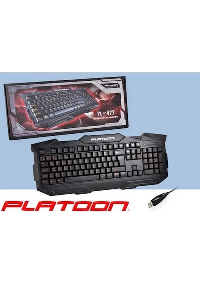 Platoon PL-477 Usb Kablolu Oyun Klavye