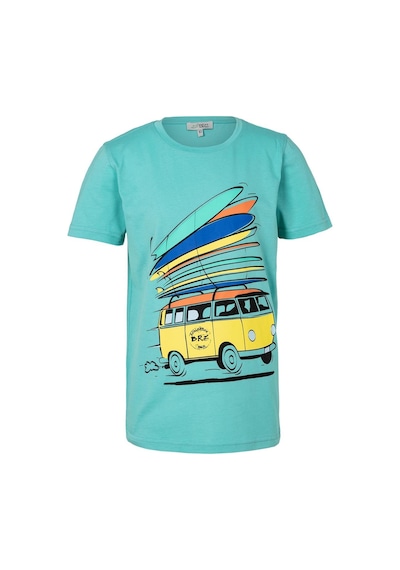 Brz Kıds Brz Kids Baskılı Unisex Çocuk Kısa Kollu T-shirt-aqua Yeşil