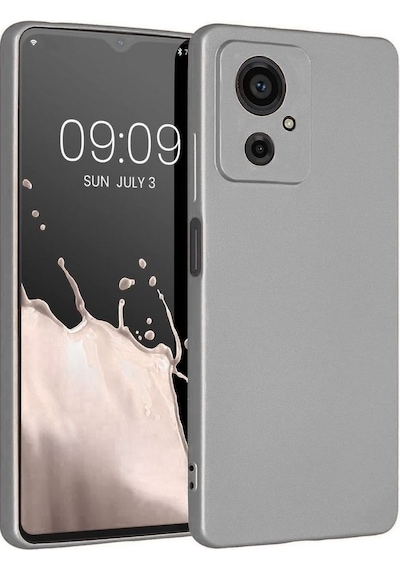 General Mobile GM 23 SE Uyumlu Silikon Kılıf - Kamera Korumalı Esnek Pastel Renk Kapak - Gri