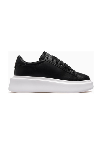 Lufian Grace Kadın Deri Sneaker Ayakkabı 26y 121230109 Siyah