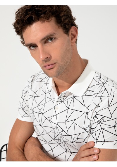 Ekru Polo Yaka T-shirt 15469610