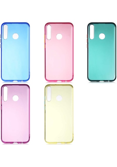 Huawei P40 Lite E Kılıf Zore Bistro Kapak Mavi