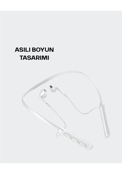 Boyun Askılı Kulaklık 100 Saat Kullanım Süresi, Ergonomik Tasarım
