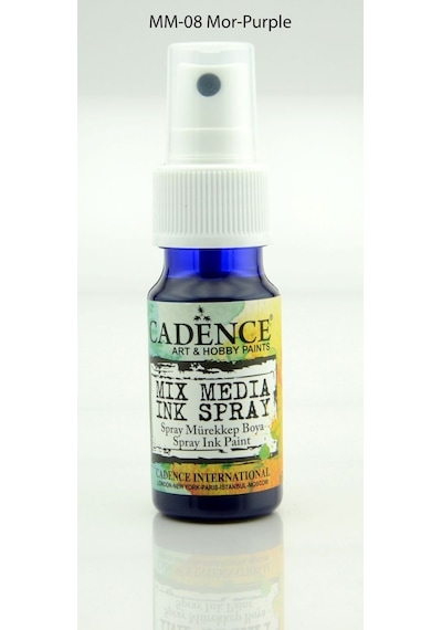 Cadence Mix Media Ink Sprey Mürekkep Boyası 25Ml - Mm08 Mor