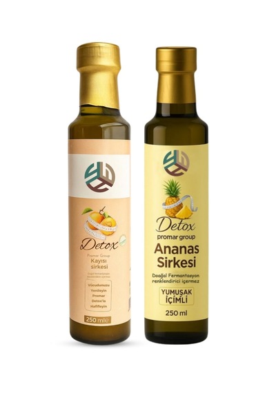 Promar  Ananas Sirkesi 250 Ml + Kayısı  Sirkesi 250 Ml