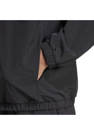 Black/whıte Adidas Erkek Günlük Rüzgarlık Ceket M Sl Wv Tt Jm1772 Siyah
