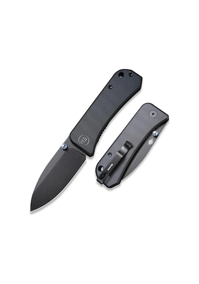 We Knife Banter Black G10 Handle Black Stonewashed Cpm S35vn Blade Kamp Çakı Siyah