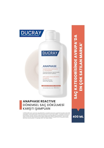 Ducray Anaphase Hair Loss Growth Şampuan 400 Ml