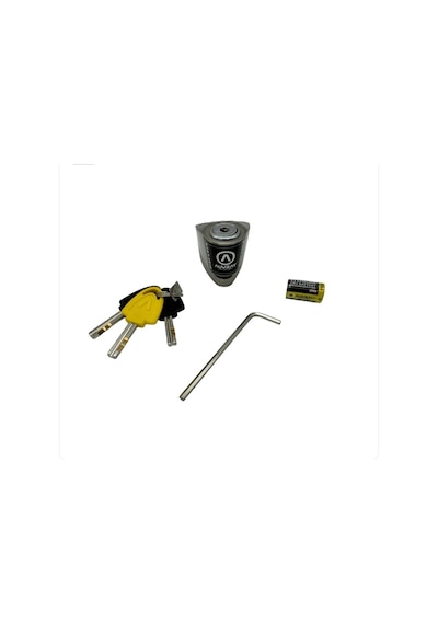 Auvray B-lock 06 Alarmlı Disk Kilidi 6 Mm 120db Inox Çelik