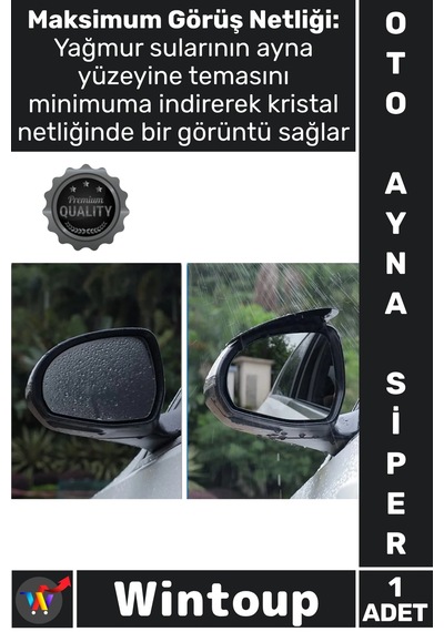 Arabasiper Oto Dış Aksesuar Su Kaydırıcı Güvenli Araba Yan Ayna Yağmur Koruyucu Siper Karbon Desen