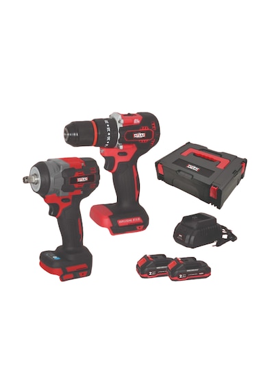Attlas ATB 21 KS2A-202C Kömürsüz Kombo 2'li Set Somun Sıkma + Vidalama A0104175