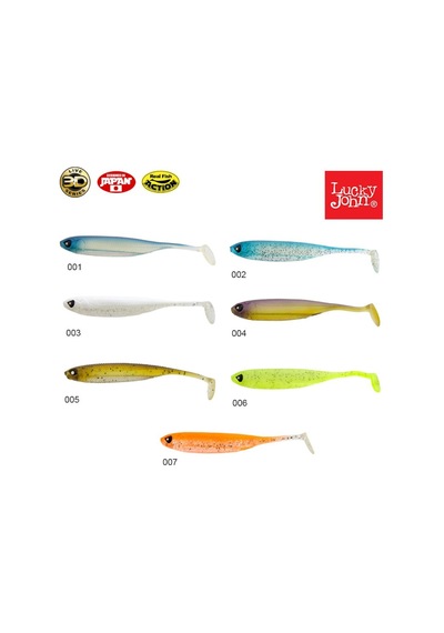 Lucky John Makora 3D Shad Tail 5 (12.7 Cm) 4P Silikon Yem