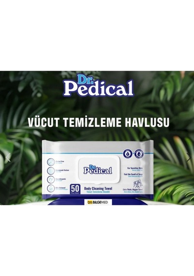 Dr.pedical Vücut Temizleme Havlusu 50'li 12 Paket