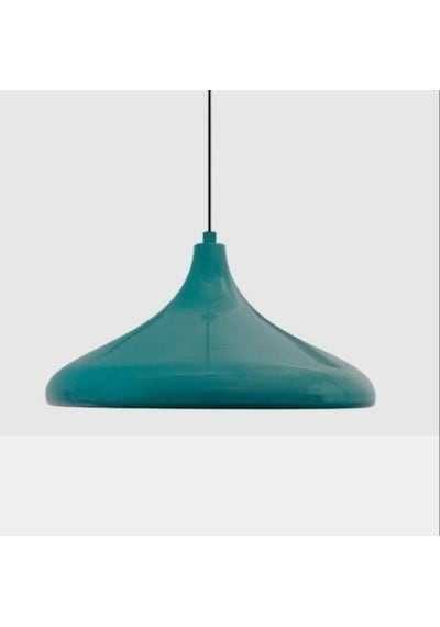 Mylights  Vintage Turkuaz Metal Sarkıt Avize 35Cm