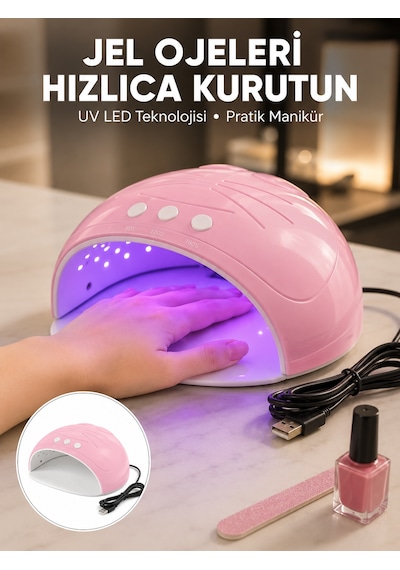 Ultraviyole Led Oje Kurutma Makinesi Usb Kablolu Yeni Nesil - Lisinya