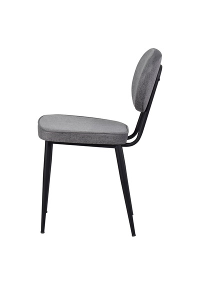 Vilinze Deniz Siyah Ayak Metal Sandalye L-kn-01-siyah Gri