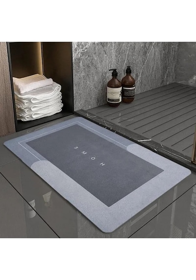 Su Emici Dikdörtgen Kaymaz Tabanlı Paspas 60 Cm X 39 Cm 21 x 21