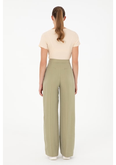 U.s. Polo Assn. Kadın Açık Haki Pantolon Kanvas-chino 50290906-vr183 Açık Haki