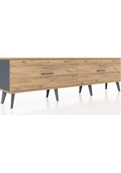 Arges Tv Ünitesi 2 Çekmeceli 176x30x51 Antrasit-çam/çam Atlas Çam/atlas Çam Arges Tv Ünitesi 2 Çekmeceli 176x30x51 Antrasit-çam/çam Atlas Çam/atlas Çam