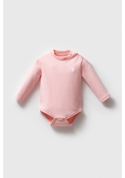U.S. Polo Assn. U.s. Polo Assn Kız Bebek Pembe 3lü Body Set Pembe