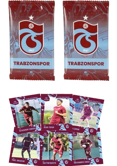 Trabzonspor Pre-season 2025-26 Sezonu Koleksiyon Kartları 2 Paket 12 Kart
