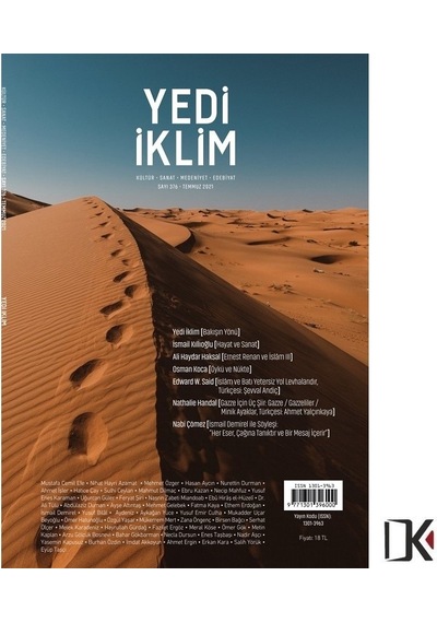 Yedi İklim 376.Sayı Temmuz 2021