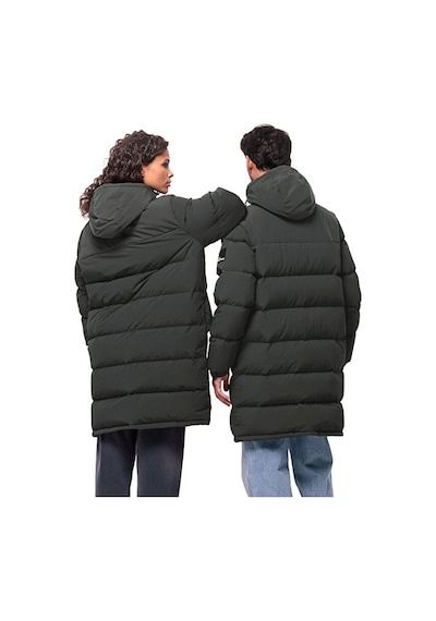 Jack Wolfskin Dellbrueck Long Jkt Unisex Outdoor Montu 1207551-6502 Siyah