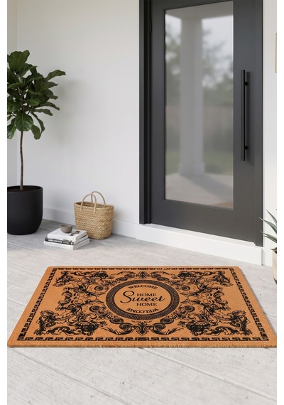 Villadia Home Textile Kapı Önü Paspası Kaymaz Taban Dekoratif Paspas Ev Giriş Antre İç Ve Dış Mekan Paspası 45x70 Cm 5ypycoco
