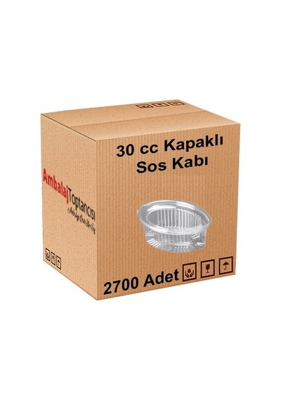 30 CC Kapaklı Sos Kabı - 2700'Lü