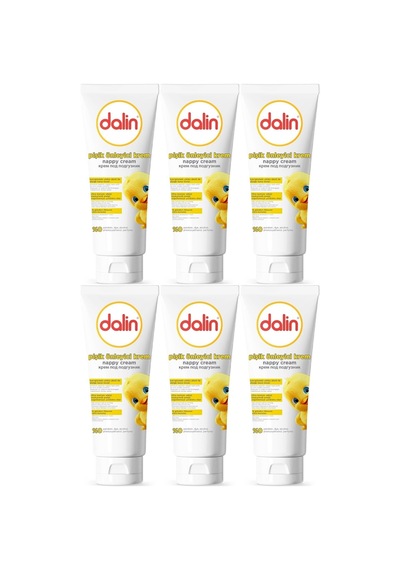 Dalin Pişik Öneliyici Krem/pişik Kremi 100ml Bebekler İçin 6 Lı Set