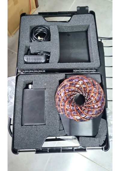 Z Torus Energy Rodin Coil Sitrin Doğal Taş 15cm Pemf Sarı