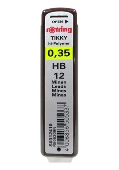 Rotring Min Hi-Polymer Uç Hb 0.35 MM S0312410