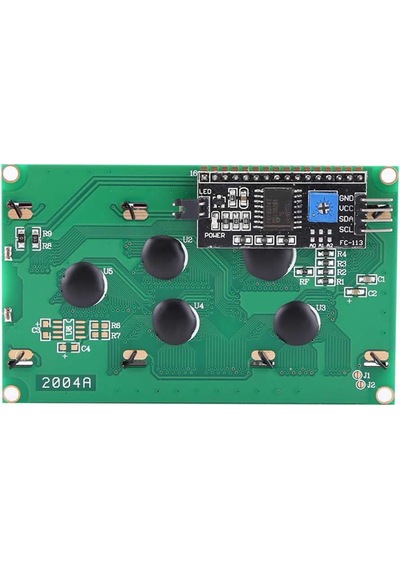 Alkatronik-Iıc Seri Kartlı 4X20 Karakter Mavi Lcd Modül 2004A 20X4 20 X 4