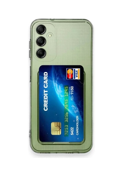 Newface Samsung Galaxy A16 5g Kılıf Kart Şeffaf Silikon - Şeffaf