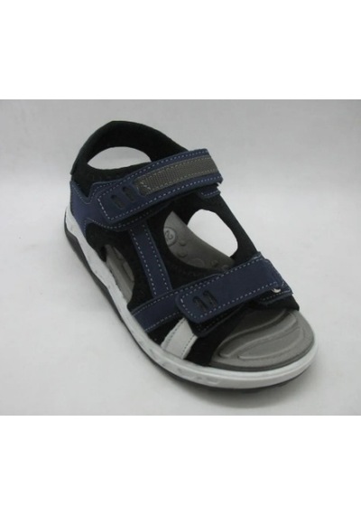 Toddler 490 Lacivert Doğal Deri Anatomik Taban Çocuk Sandalet 30-35 Lacivert