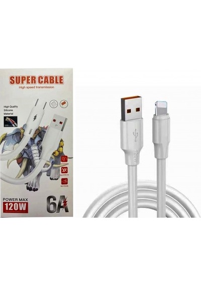 Platoon PL-8846 Ultra Kalın Şarj Kablosu Apple iPhone Uyumlu 2 Mt