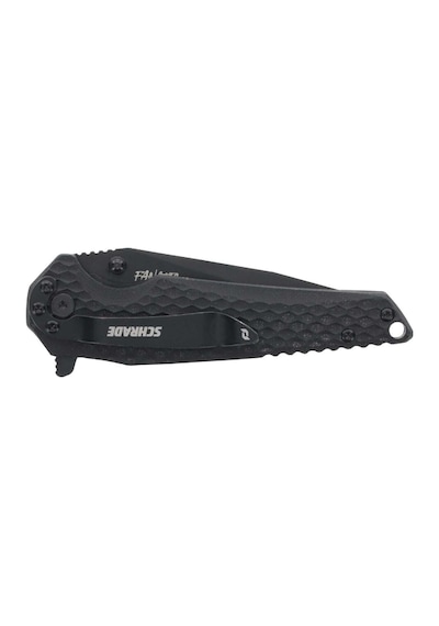 Schrade Usa Fanatıc Folder Katlanır Aus-8 Kamp Çakı 1182621 Siyah