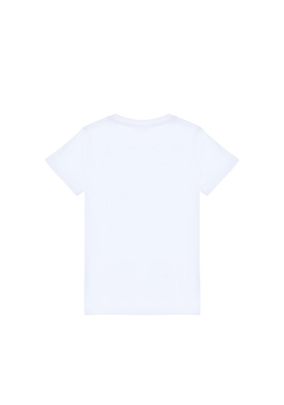 U.S. Polo Assn. Erkek Çocuk Beyaz Bisiklet Yaka Tişört 50307129-VR013